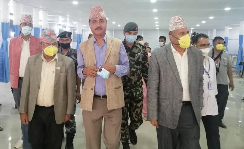बुटवलको कोरोना अस्पतालमा थपियो आईसीयु र भेन्टिलेटर सेवा
