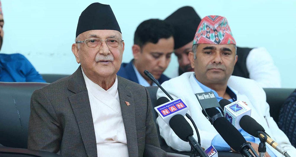 राष्ट्र र जनताको मन विखण्डित हुन दिनु हुँदैन : प्रम ओली