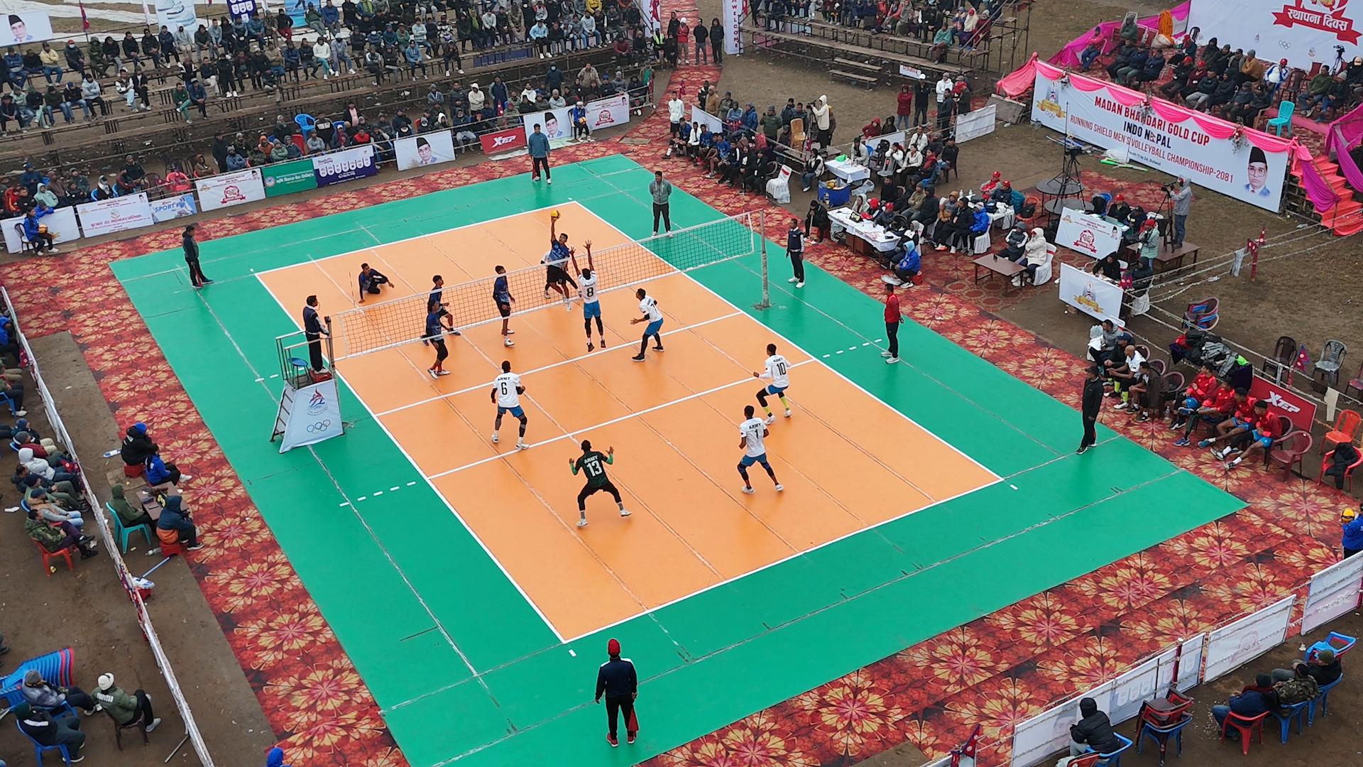 इन्डो–नेपाल रनिङ शिल्ड पुरुष भलिबल च्याम्पियनसिप, फाइनलमा विभागीय टिम पुलिस र आर्मी भिड्दै