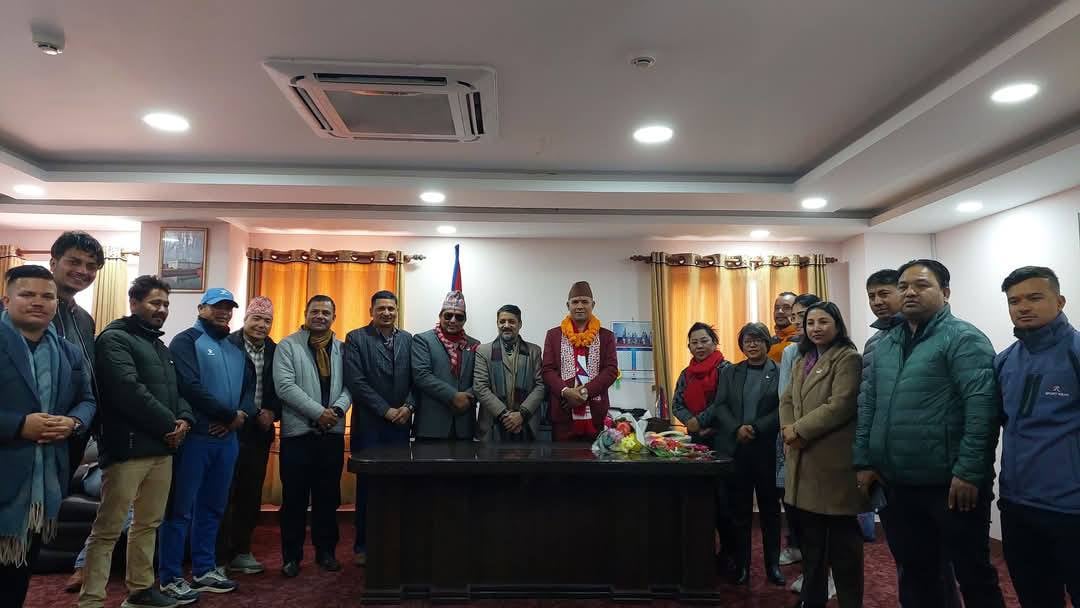 राखेपका नवनियुक्त उपाध्यक्ष आचार्यद्वारा पद वहाली