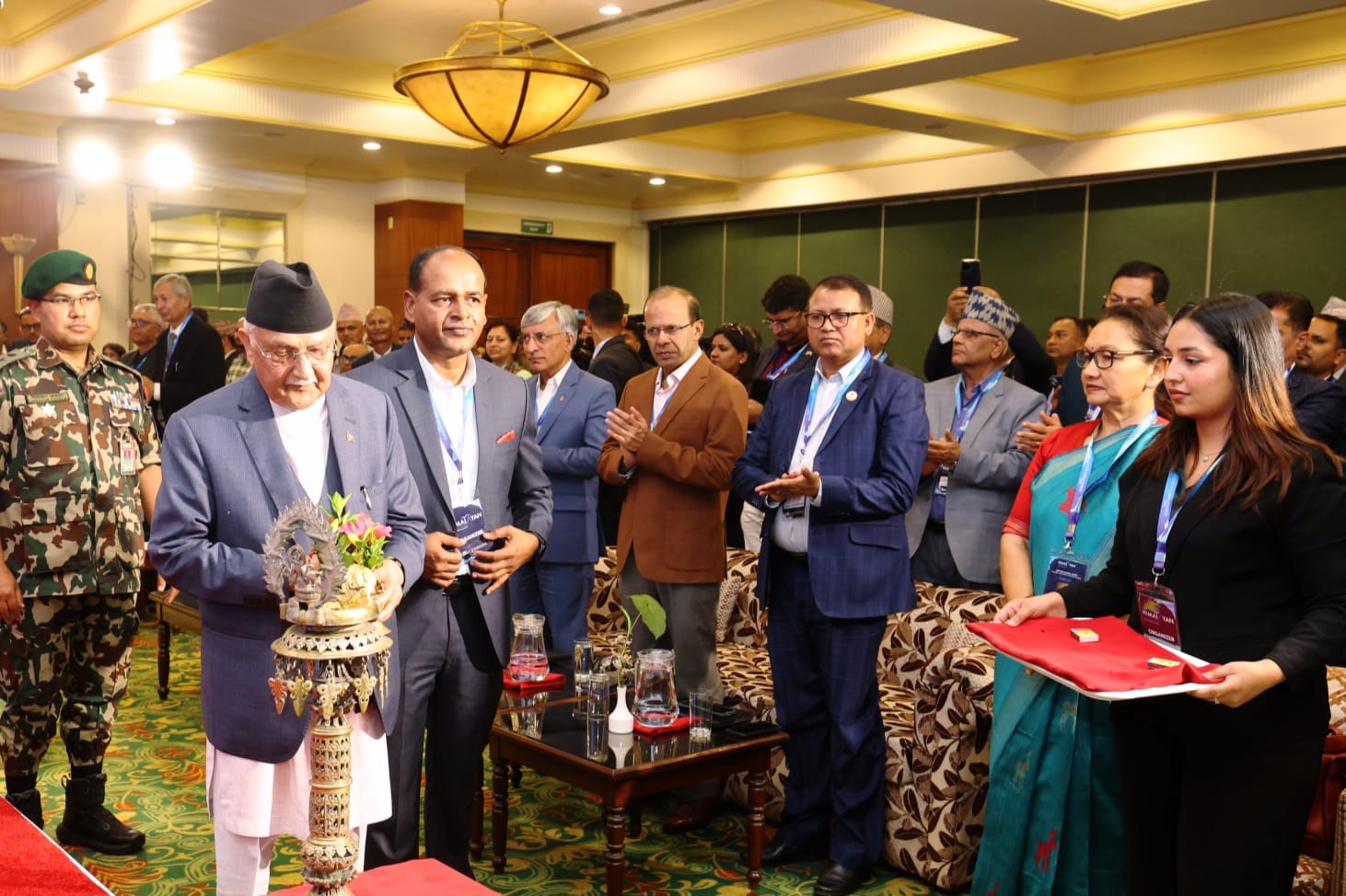 सुरू भयाे हिमालयन डायलग शृङ्खला , कसैको सामरिक गठबन्धनमा लाग्दैनौँ : प्रम ओली