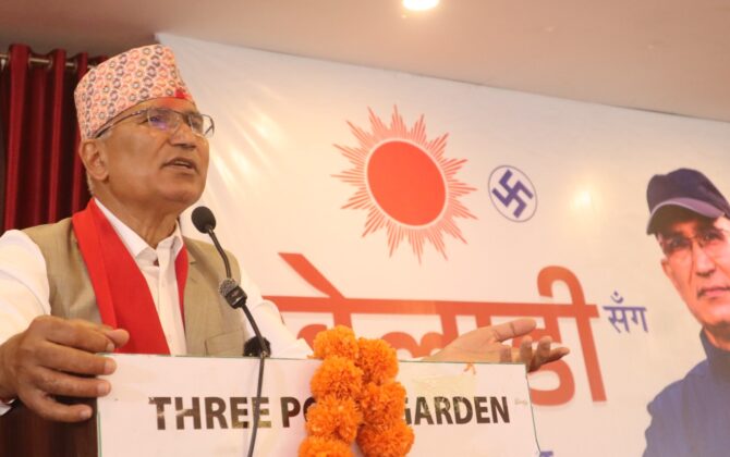 खेलाडीसंग विष्णु पौडेल: बुटवललाई खेलकुदको पनि हब बनाउने प्रतिवद्धता