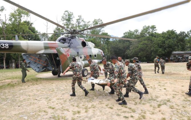 रसुवा बाढी : १५ जना विदेशीसहित १०५ को सकुशल उद्धार