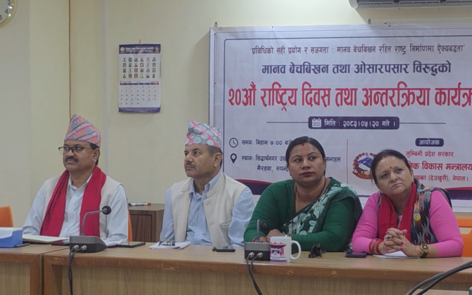 स्वरूप फेरिदा बेचबिखनको जोखिम घटाउन र पीडितको उद्धारमा समस्या
